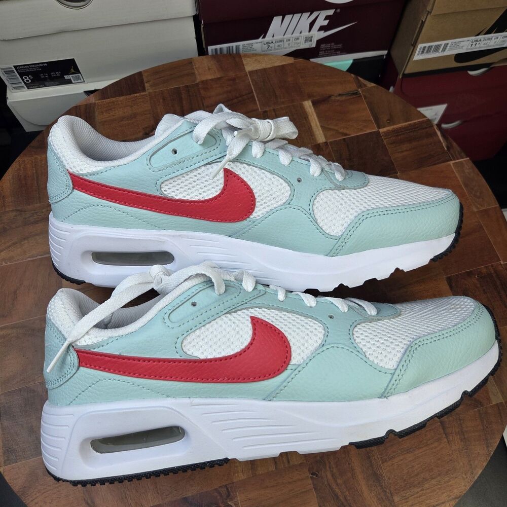 Nike Air Max SC SE Jade Ice Fusion Red White Blue CW4554-115 Women's Size 10